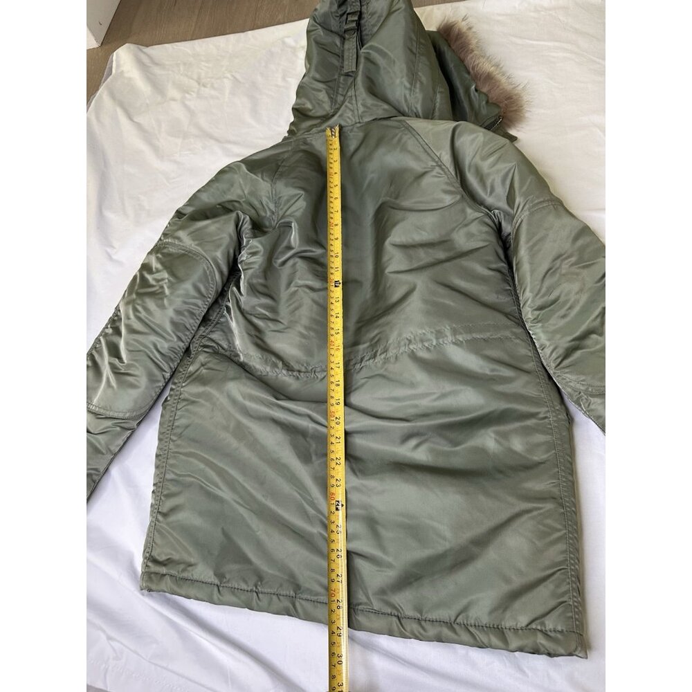 Spiewak N-3B Parka Mens 32 S Green Extreme Cold Weather Hooded Fur Trim Made USA - Picture 11 of 11